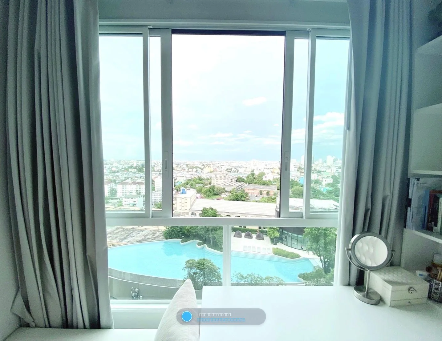 ให้เช่า เอลลิโอ เดล เนสท์ 1 ห้องนอน วิวสระว่ายน้ำ ทำเลดี ใกล้ BTS อุดมสุข view 4