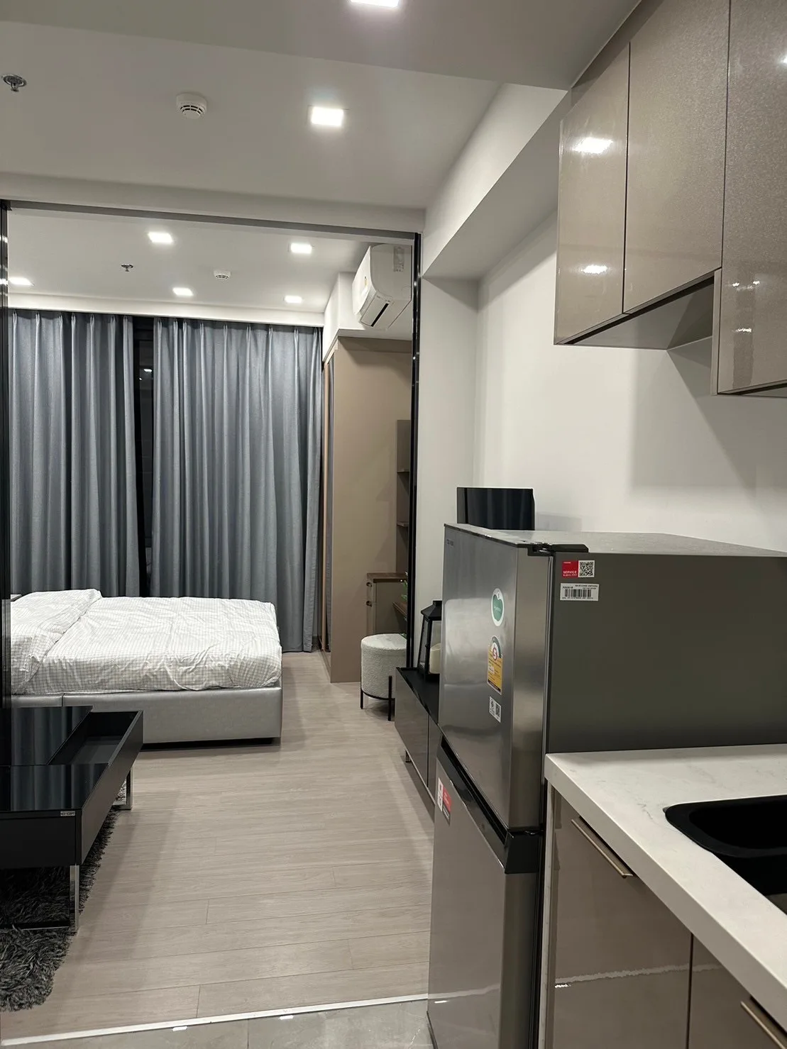 ให้เช่า One Nine Five อโศก สตูดิโอ 1 ห้องน้ำ ขนาด 29 ตร.ม. ชั้น 4 ใกล้ MRT เพชรบุรี view 2